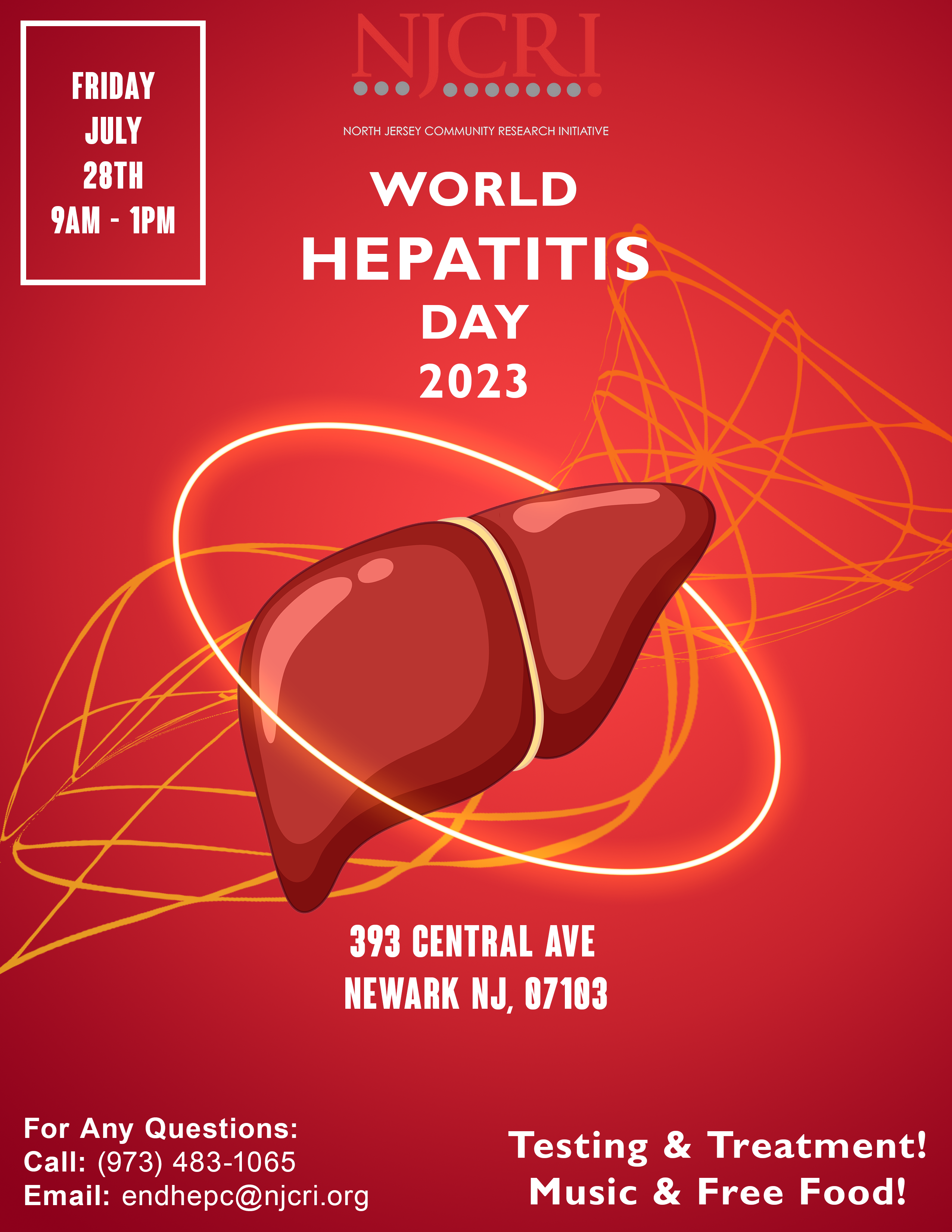 Flyers designed for events hosted by NJCRI at diverse venues throughout New Jersey. First is 2023 and the Dancer is 2022